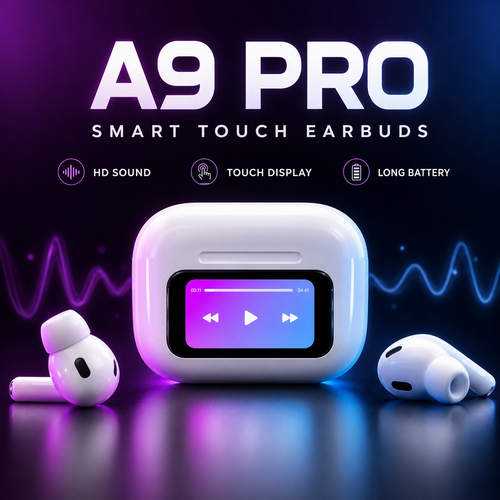 A9 PRO Smart Touch screen LED display  Earbuds