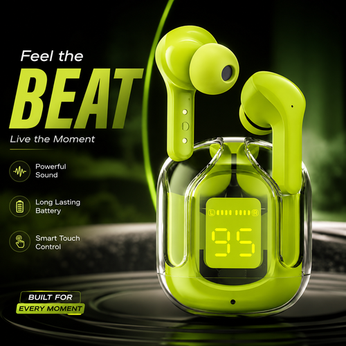 Wireless Bluetooth Earbuds A31 with Digital LED Display Charging Case